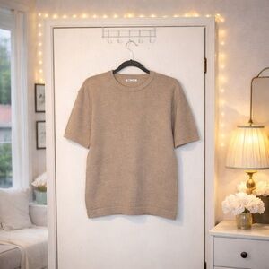 ✨ZARA Neutral Knit Sweater Top Size L